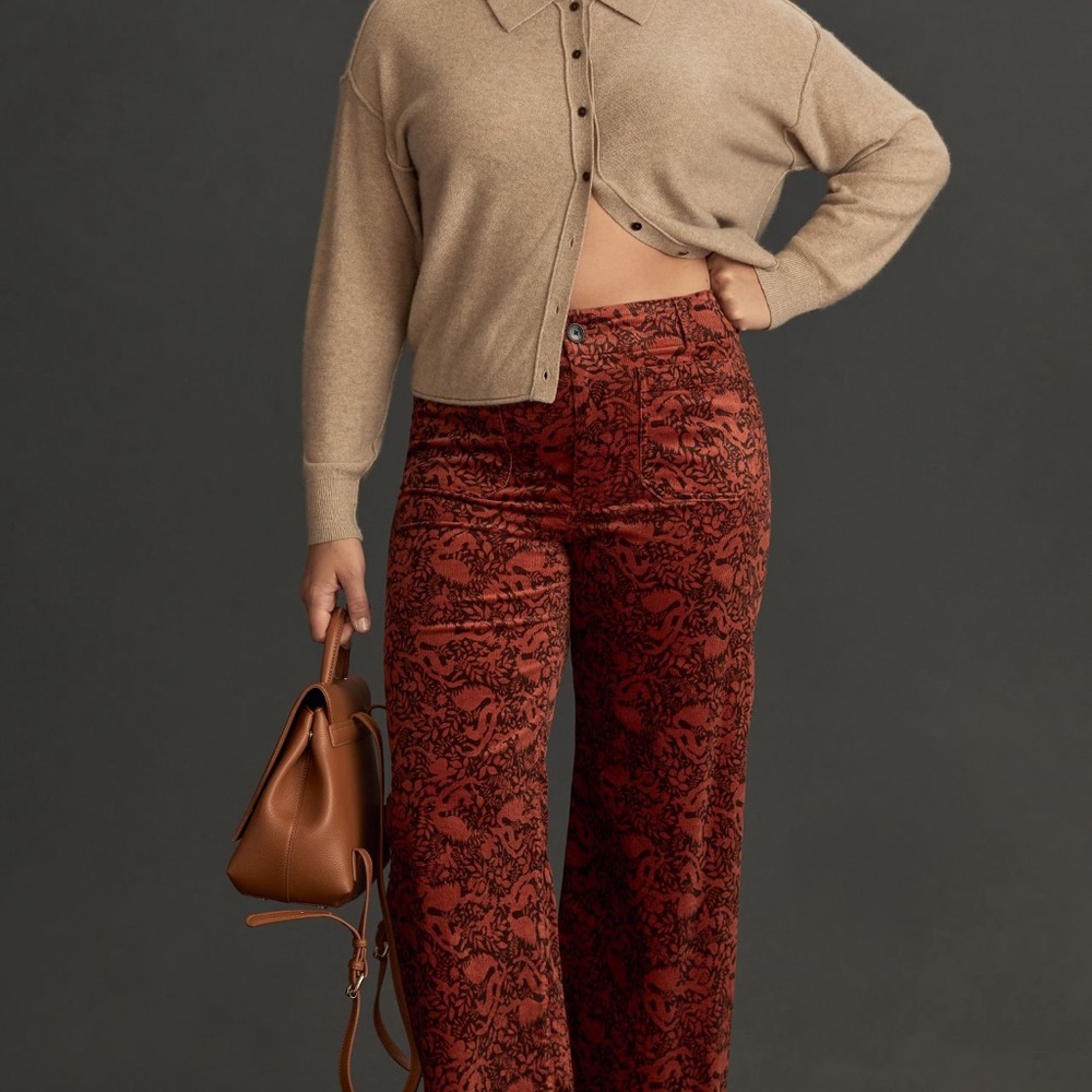 Anthropologie Maeve Colette Corduroy Size 31 Tall